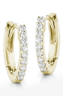 Dana Rebecca Designs Diamond Huggie Hoop Earrings in Gold/diamond at Nordstrom