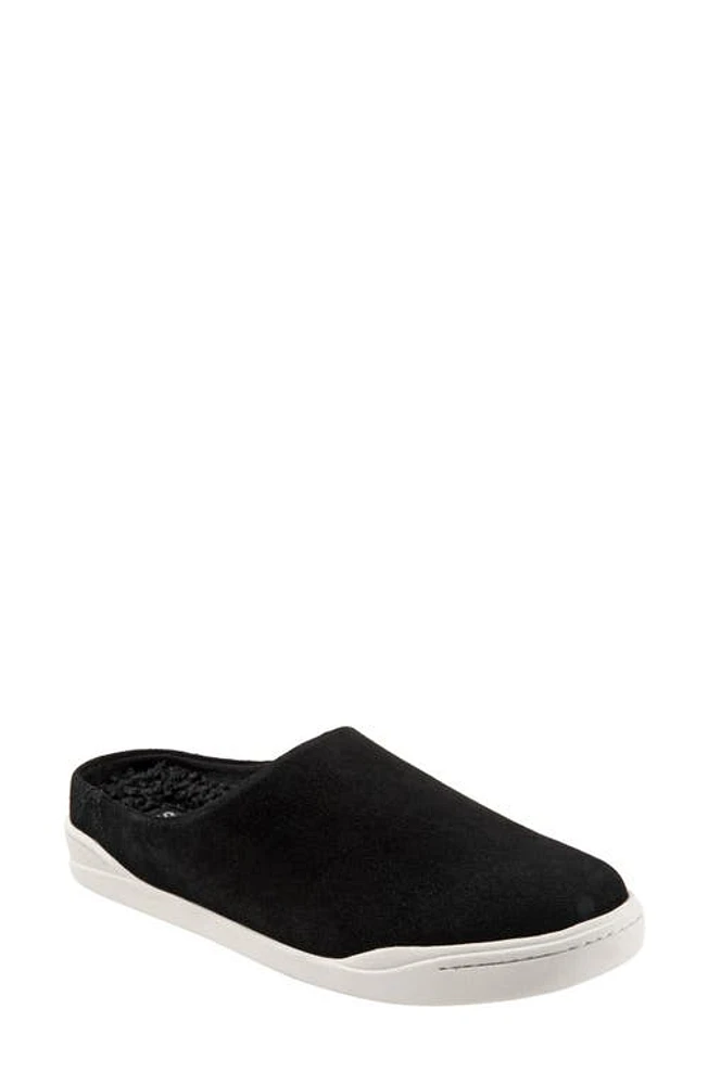 SoftWalk Auburn Mule Black Suede at Nordstrom,