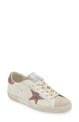 Golden Goose Super-Star Sneaker White/Pink at Nordstrom,