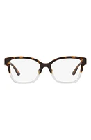 Michael Kors Karlie I 51mm Square Optical Glasses in Clear/brown at Nordstrom