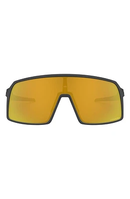 Oakley Sutro 137mm Prizm Shield Sunglasses in Matte Black at Nordstrom