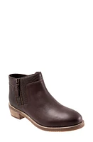 SoftWalk Rubi Ankle Boot Dark Brown/Croco at Nordstrom,