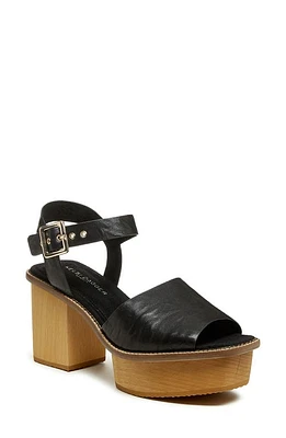 Kelsi Dagger Brooklyn Groove Platform Sandal Black at Nordstrom,