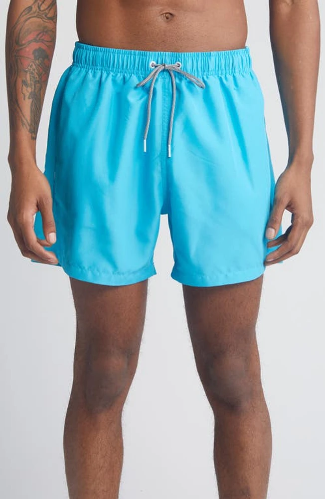 Boardies Ulu Mid Length Swim Trunks Teal at Nordstrom,