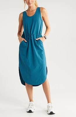 zella Flight Drawcord Waist Dress at Nordstrom,