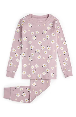 Petit Lem Kids' Print Organic Cotton Fitted Two-Piece Pajamas at Nordstrom,