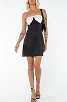 Princess Polly Kesy Bow Strapless Minidress Black at Nordstrom,