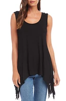 Karen Kane Fringe Handkerchief Hem Tank at Nordstrom,