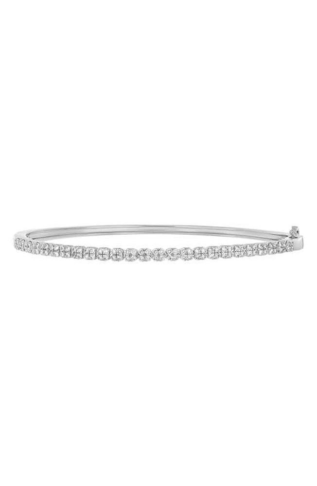 Bony Levy Diamond Bangle Bracelet in 18K White Gold at Nordstrom