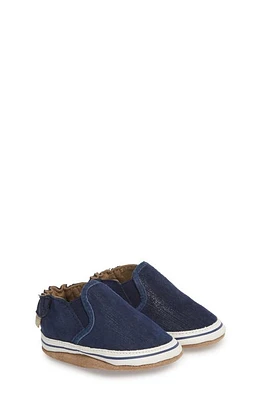 Robeez Liam Slip-On Crib Sneaker Navy at Nordstrom, Months