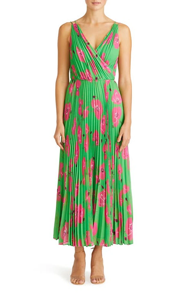 ML Monique Lhuillier Mina Maxi Dress Dancing Poppies at Nordstrom,