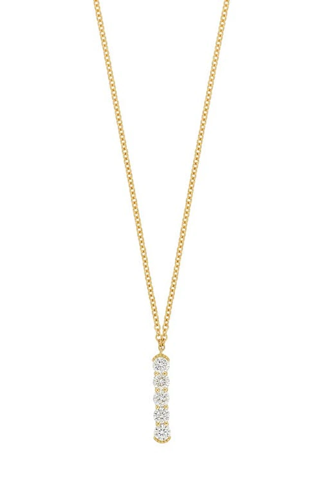 Bony Levy Florentine Diamond Pendant Necklace in 18K Yellow Gold at Nordstrom