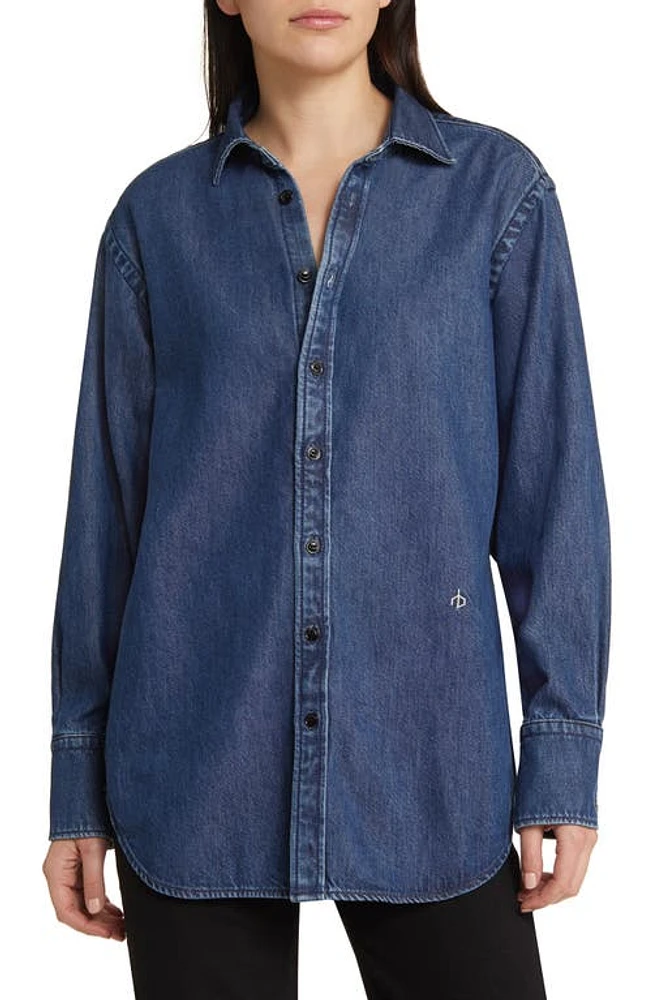 rag & bone Diana Featherweight Denim Shirt Randie at Nordstrom,