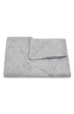 Matouk Burnett Print Duvet Cover in Nickel at Nordstrom