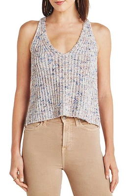 Splendid Dierdre Rib Sweater Tank Bluebell Marl at Nordstrom,