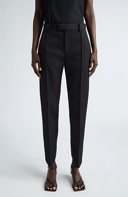 Bottega Veneta Sartorial Wide Leg Wool Twill Trousers Black at Nordstrom, Us