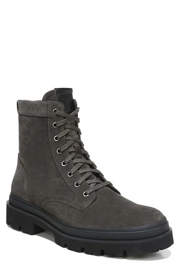 Vince Raider Water Repellent Combat Boot Graphite at Nordstrom,