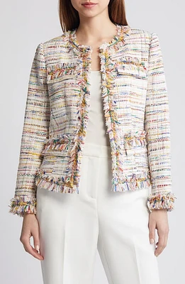 KOBI HALPERIN Devyn Rainbow Tweed Jacket at Nordstrom,