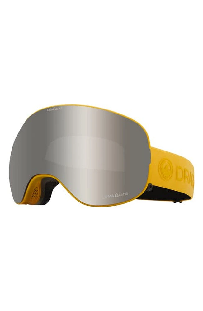 DRAGON X2 77mm Snow Goggles with Bonus Lens in Dijon/Llsilverionllamber at Nordstrom