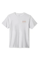 Brixton Grade Short Sleeve Graphic T-Shirt White/Red Clay/Sand at Nordstrom,