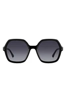 Isabel Marant 55mm Gradient Square Sunglasses in Black/Grey Shaded at Nordstrom