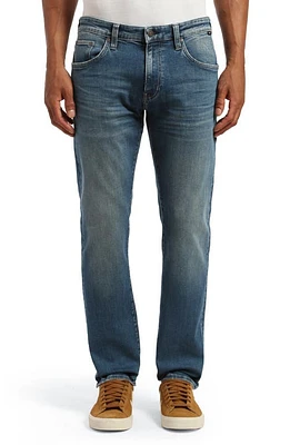 Mavi Jeans Marcus Slim Straight Leg Mid Brushed Organic Selvedge at Nordstrom, X