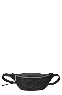 BOSS Olivia Faux Leather Belt Bag in Black at Nordstrom