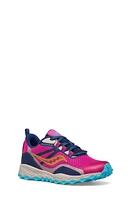 Saucony Peregrine 12 Shield Water Repellent Hiking Sneaker Navy/Pink at Nordstrom, M