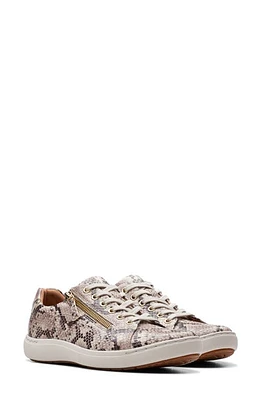 Clarks(r) Nalle Zip Sneaker Snake Print at Nordstrom,