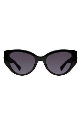 Kurt Geiger London Shoreditch 53mm Gradient Round Sunglasses in Z/dnublack Pink/Gray Grad at Nordstrom