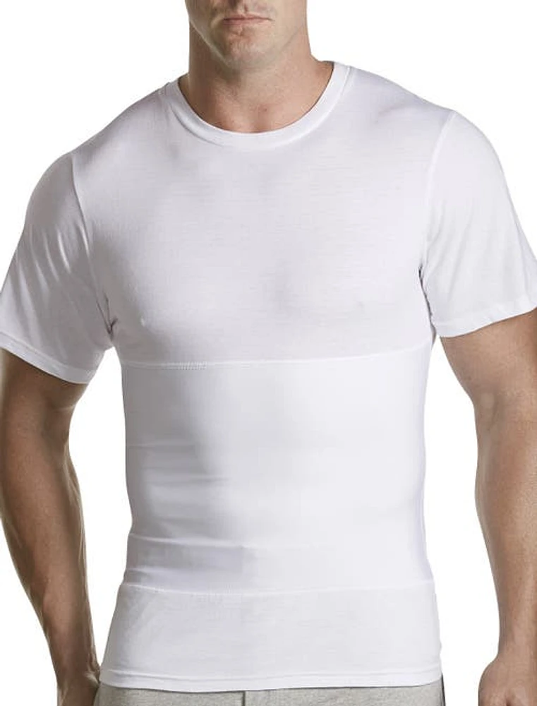 Harbor Bay by DXL Shapewear Crewneck T-Shirt White at Nordstrom, Big