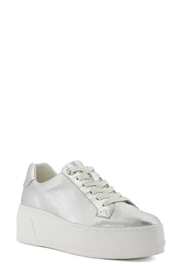 Dune London Episode Platform Sneaker Silver at Nordstrom,