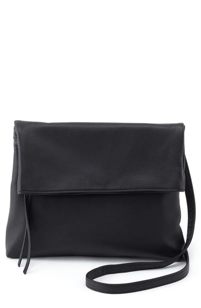 HOBO Draft Leather Crossbody Bag in Black at Nordstrom