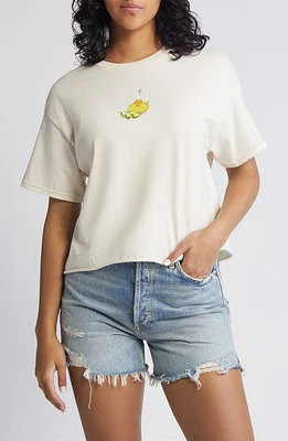 Vinyl Icons Olive Oil Cotton Baby Tee Natural at Nordstrom,