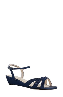 Touch Ups Lena Wedge Sandal Navy at Nordstrom,