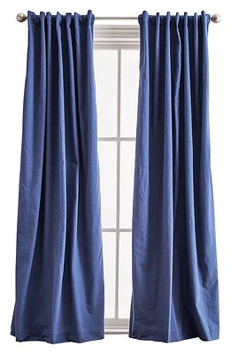 Peri Home Sanctuary Set of 2 Lined Linen Curtain Panels in Indigo at Nordstrom