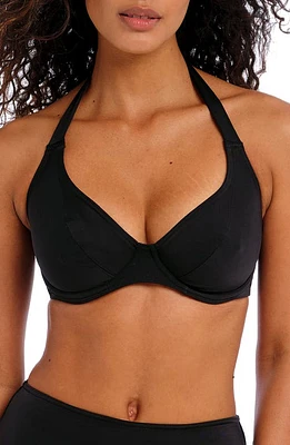 Freya Jewel Cove Underwire Banded Halter Bikini Top at Nordstrom,