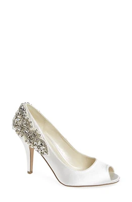 Paradox London Pink Cynthia Embellished Pump Ivory Satin at Nordstrom,