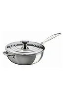 Le Creuset 3.5-Quart Stainless Steel Saucier with Lid in Stanless Steel at Nordstrom