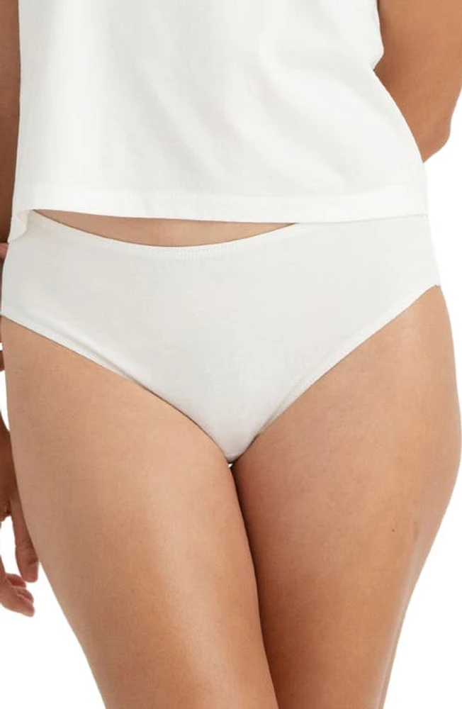 KENT 2-Pack Compostable Organic Cotton Hipster Briefs White at Nordstrom,