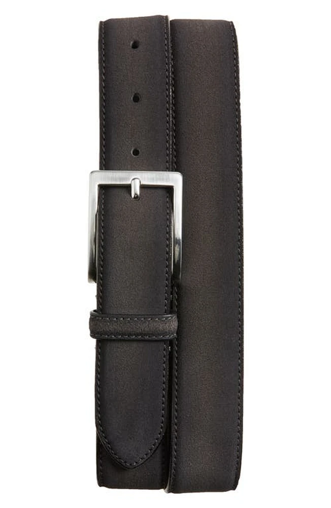 TO BOOT NEW YORK Aero Suede Belt Grey at Nordstrom,