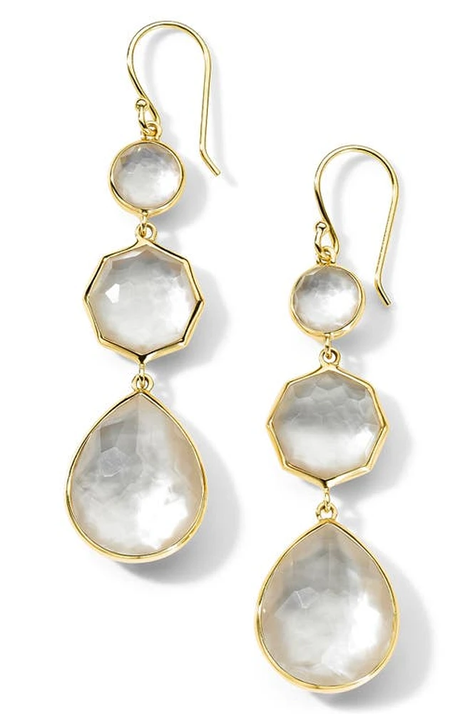 Ippolita Rock Candy Crazy 8's Drop Earrings in Gold/Mother-Of-Pearl at Nordstrom