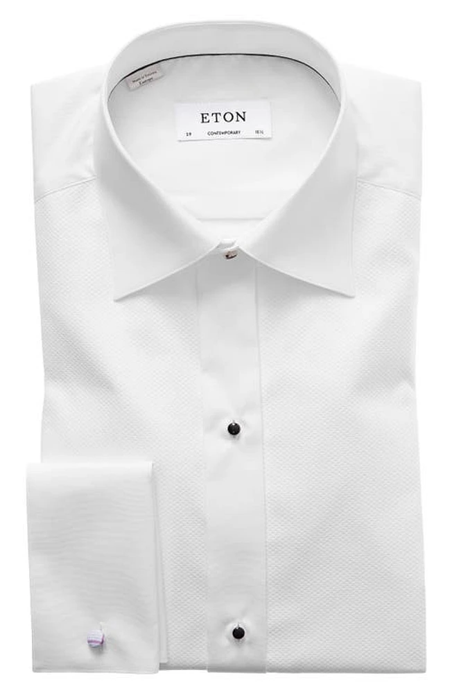 Eton Contemporary Fit Tuxedo Shirt White at Nordstrom,