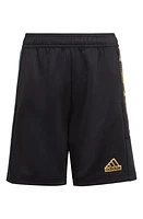 adidas Kids' Tiro Athletic Shorts in Black/Spark/Magenta at Nordstrom