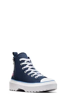 Converse Kids' Chuck Taylor All Star Lugged High Top Sneaker Navy/Light Blue /White at Nordstrom, M