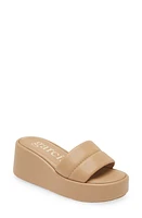 Pedro Garcia Valencia Platform Wedge Slide Sandal Oat Soft Kid at Nordstrom,