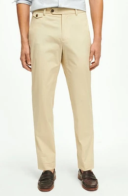 Brooks Brothers Stretch Supima Cotton Poplin Chinos Oatmeal at Nordstrom, X