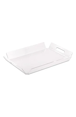 Bey-Berk Dezi Acrylic Serving Tray in Clear at Nordstrom