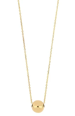 Bony Levy Mykonos 14K Gold Ball Pendant Necklace in 14K Yellow Gold at Nordstrom, Size 18