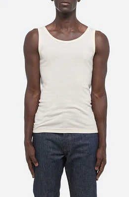 Helmut Lang Classic Rib Tank Ivory at Nordstrom,